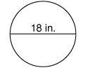 If the diameter of the following circle is tripled, which of the following expressions-example-1