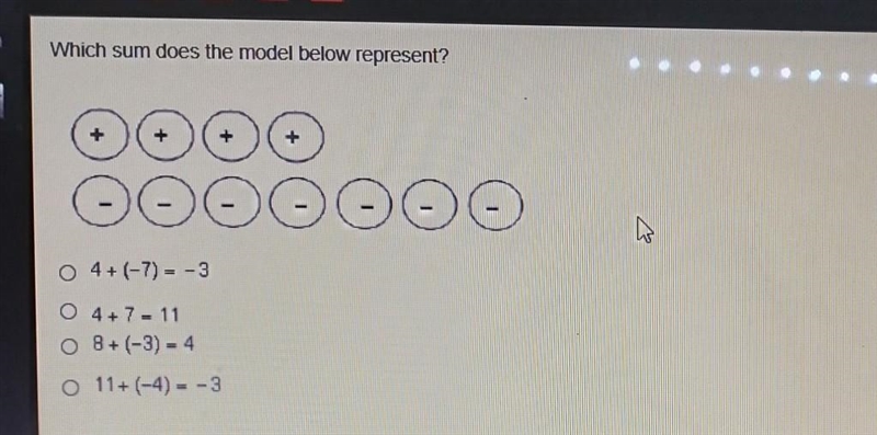 Which sum does the model below represent ​-example-1