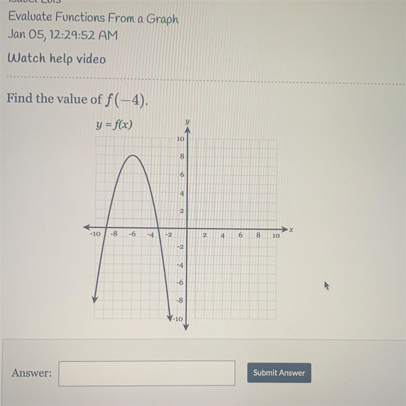 Please help me out! find the value of f(-4)-example-1