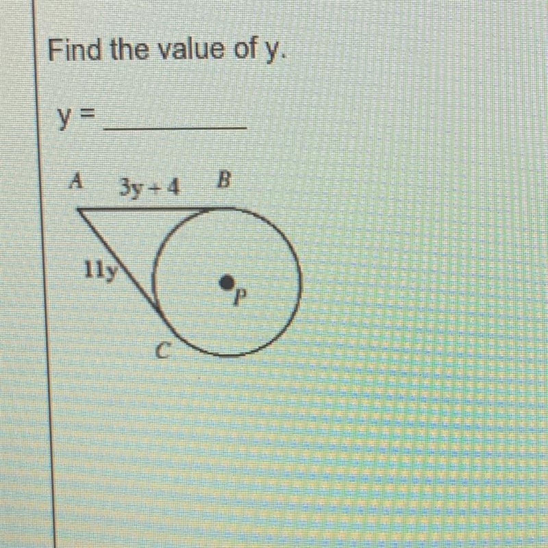 Find the value of y. y=-example-1