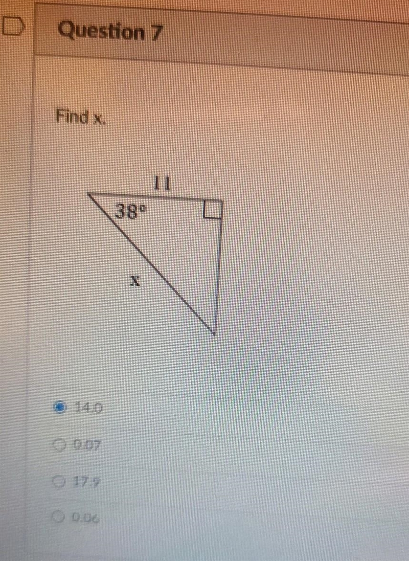 How do I found X with this triangle?​-example-1