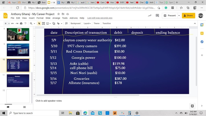 Please someone help me with the ending balance and summary I don't know what to do-example-1