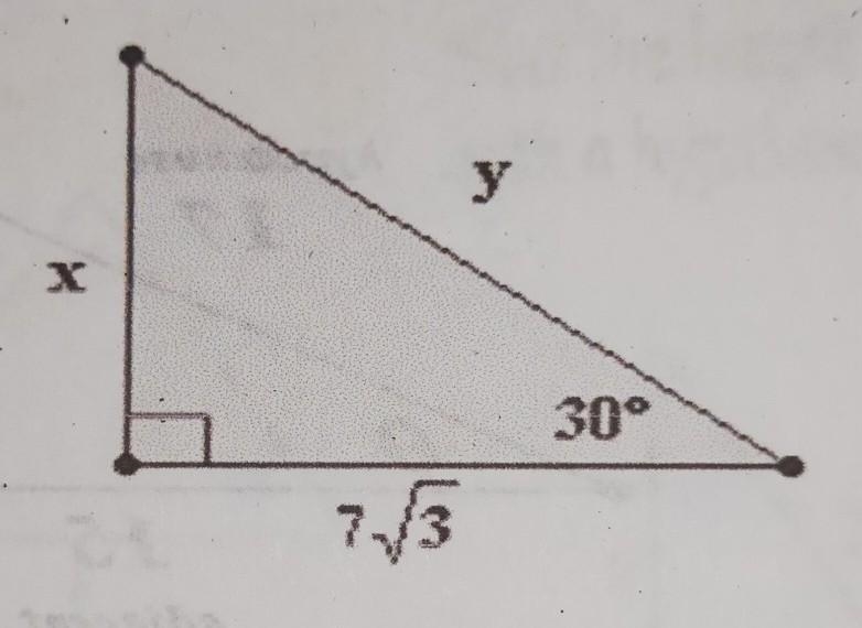 I REALLY NEED HELP RIGHT NOW! T^T Applying the 30-60-90 Theorem, Solve this.​-example-1