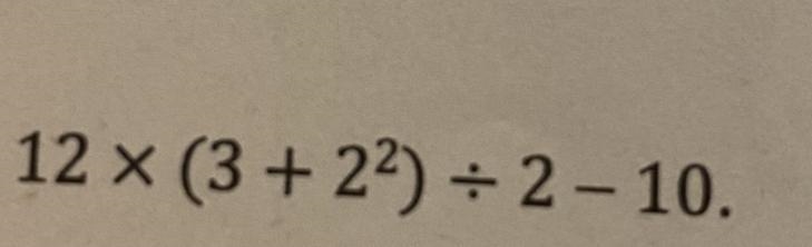 12 times (3 times 2 to the power of 2) divided by 2 - 10-example-1