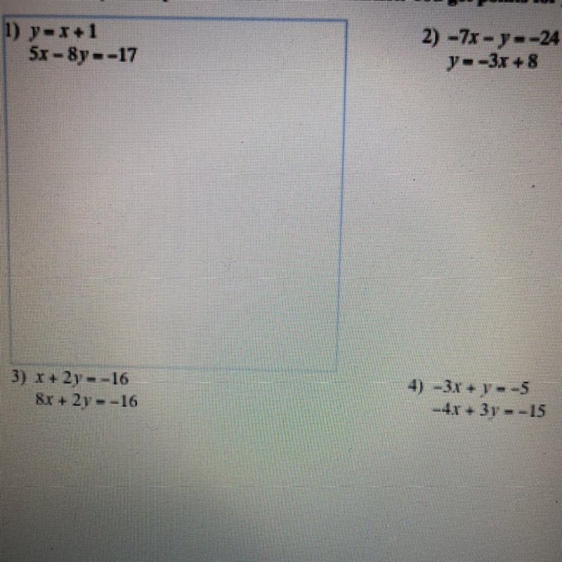 How do i solve these using substitution-example-1