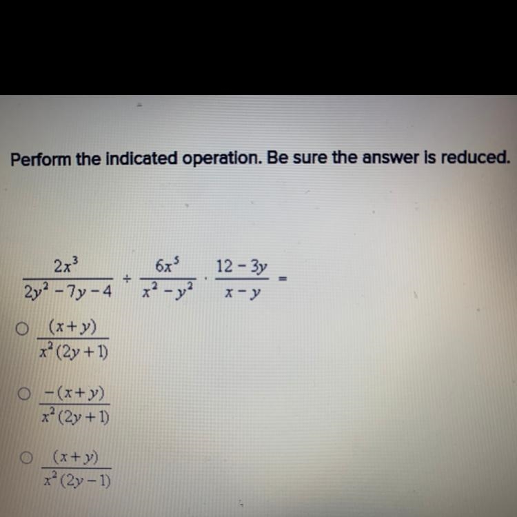 Perform the indicated operation. Be sure the answer is reduced.-example-1