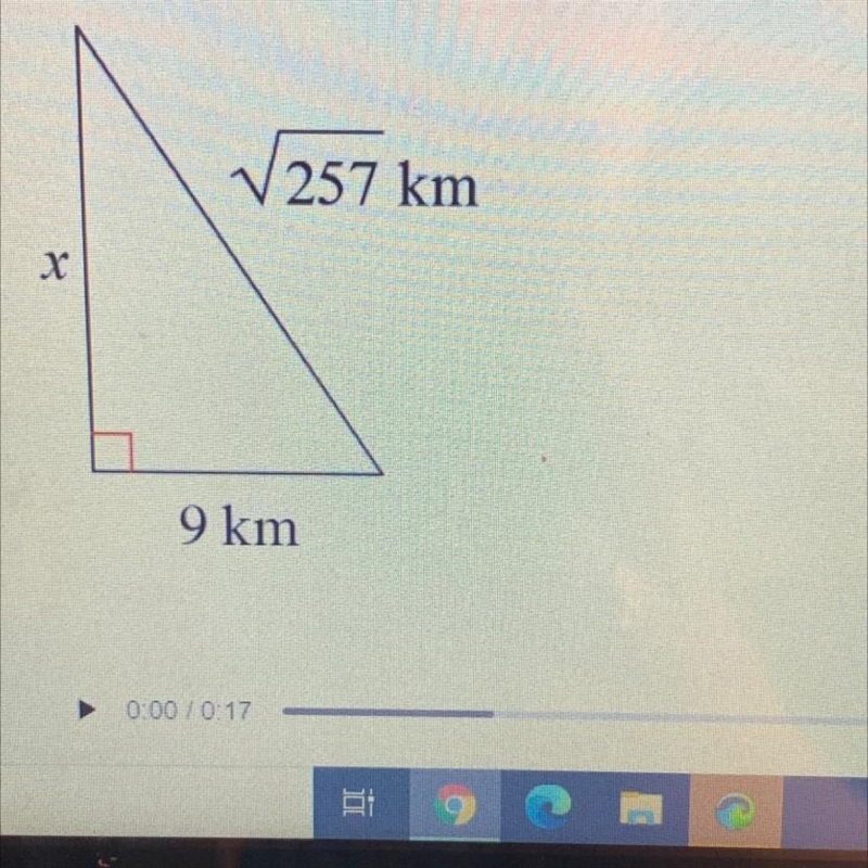 Solve for the missing side. Your answer should be in simplest radical form. HELPP-example-1