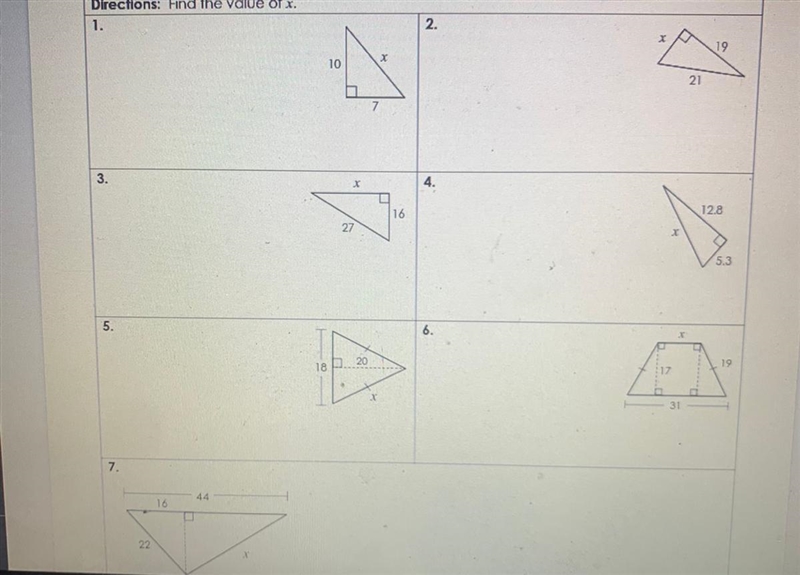 GIVING 50 points FIND THE VALUE OF X PLEASE HELP WITH WORK AND STEPS SHOW THANK YOU-example-1