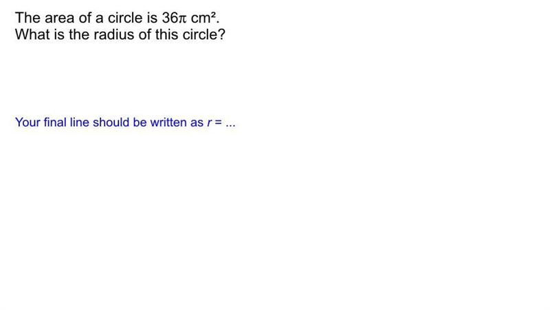 Whats the radius of the circle attachment below-example-1