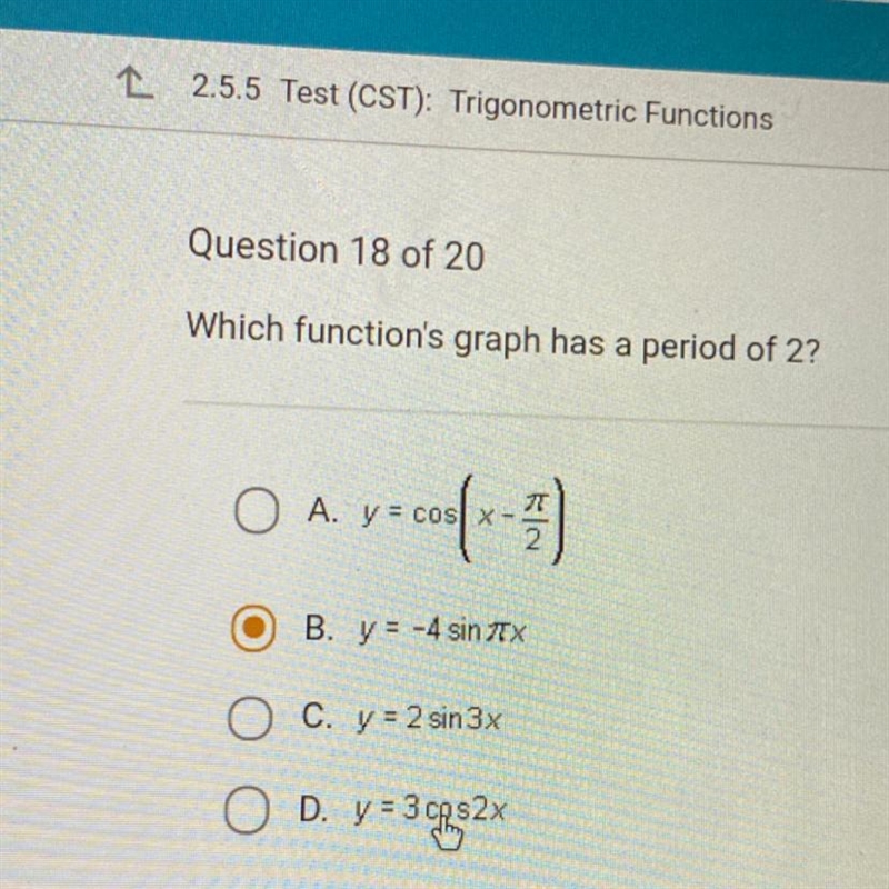 I’m stuck between B and D but not sure which one is correct Which function's graph-example-1