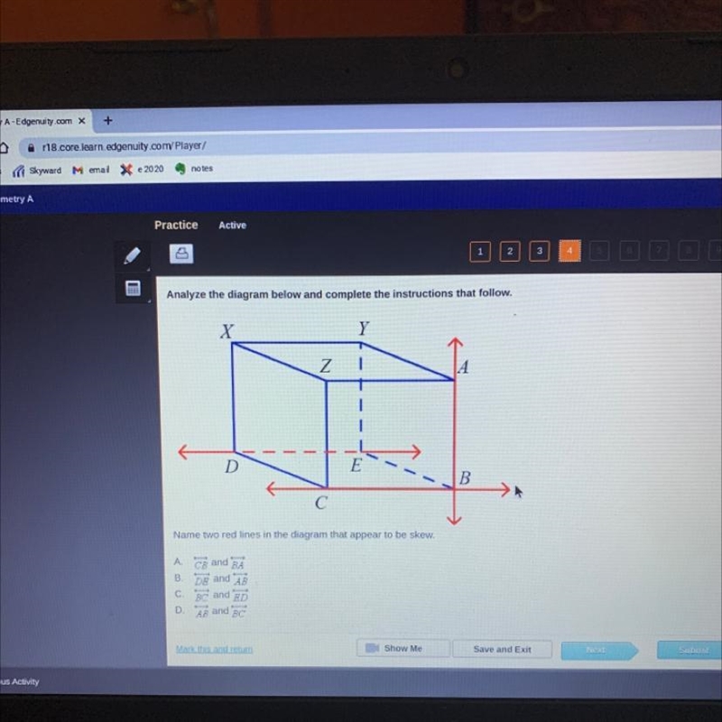 Analyze the diagram below and complete the instructions that follow name to read lines-example-1