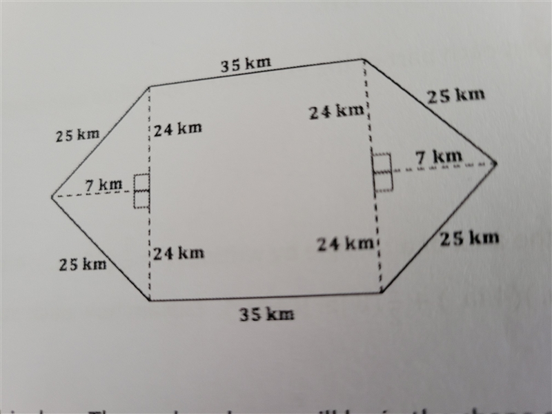 Help please I need the area of the whole shape-example-1