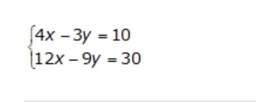 Use the elimination method to solve the system of equations. A. Infinitely many solutions-example-1