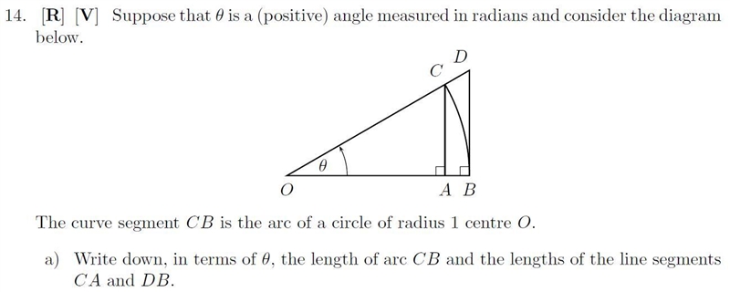 Why is DB equal to tan(theta)?-example-1