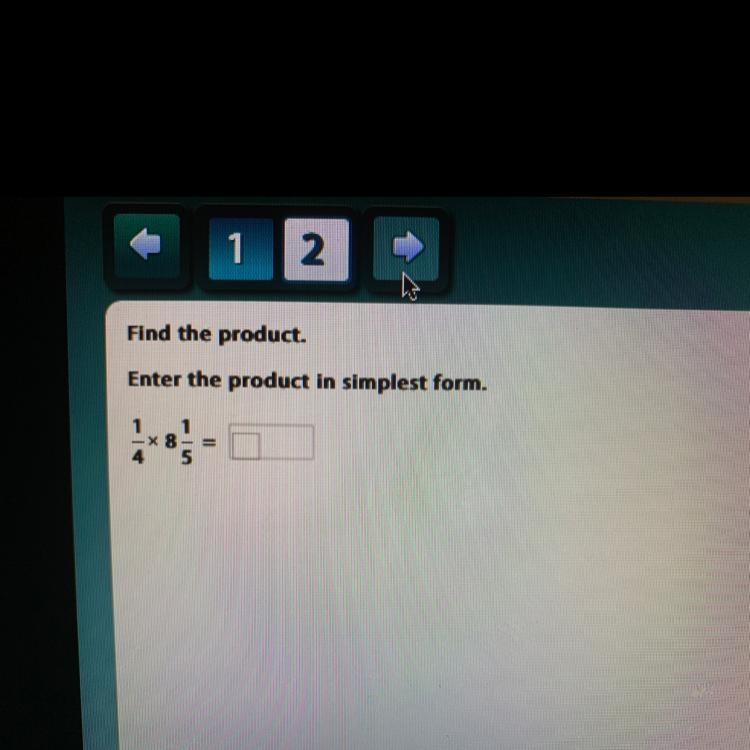 Find the product. Enter the product in simplest form.-example-1