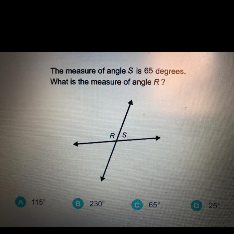 What is the measure of angle R?-example-1