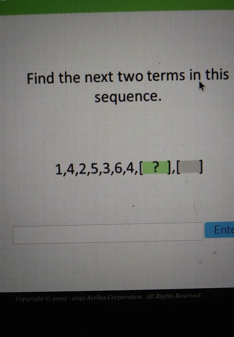 Find the next 2 terms in this sequence​-example-1