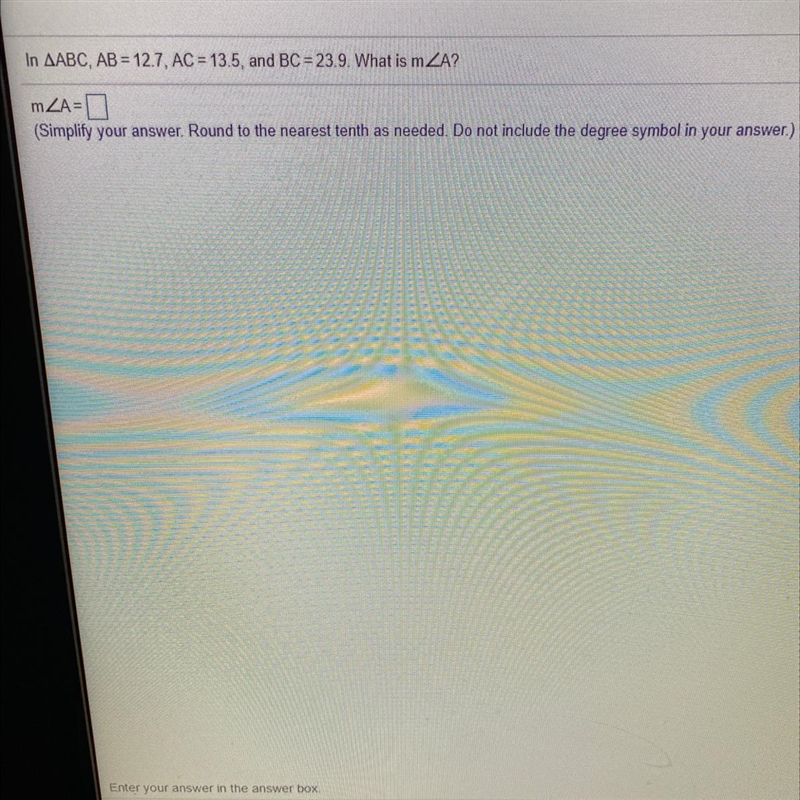 Please help me with trigonometry and law of sines I’m being timed and really need-example-1