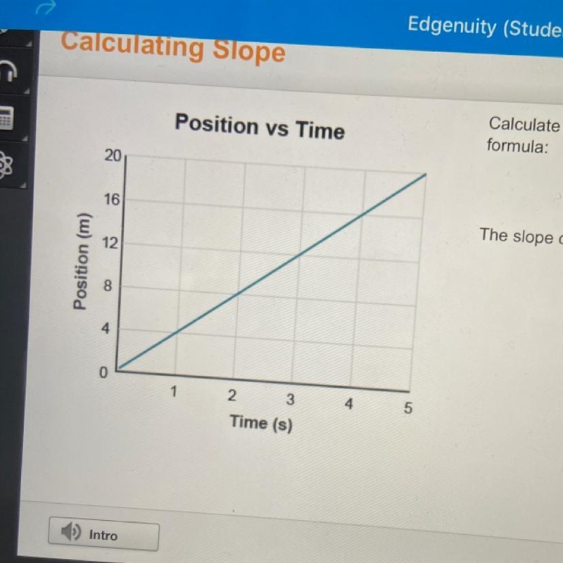 Calculate the slope of the line on the graph using the formula: 72-V1 m X2 - X The-example-1