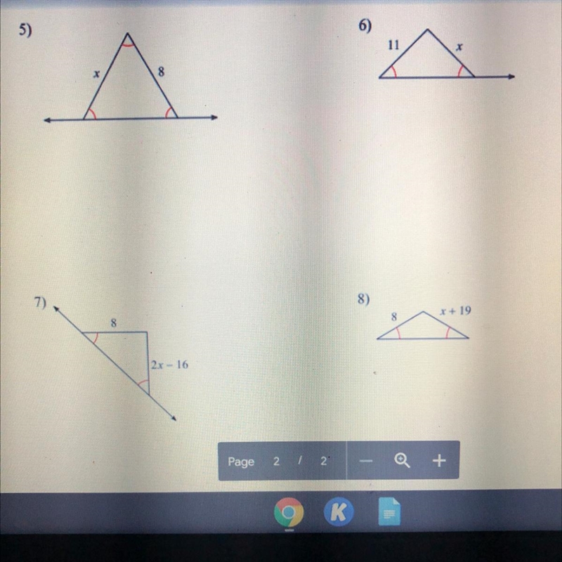 4.6 isosceles and Equilateral triangles-example-1