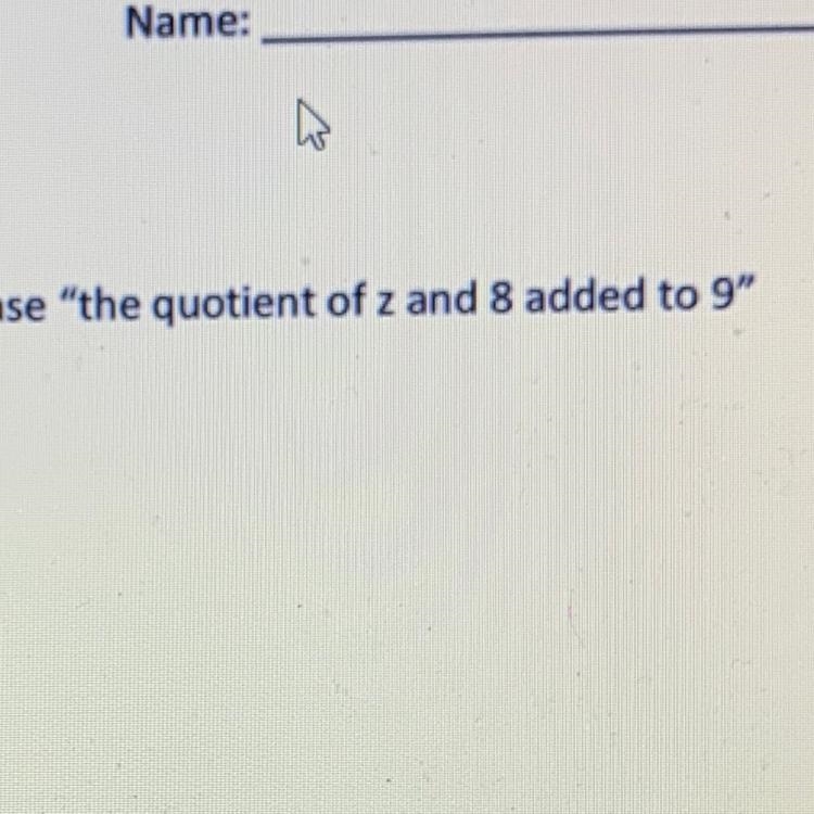 Help me please write this as an algebraic expression.-example-1