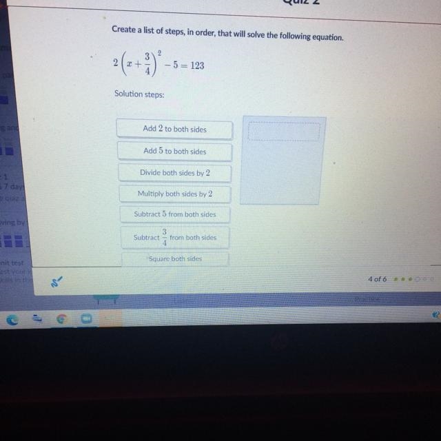 Need this answer ASAP the last missing square says “take the square root of both sides-example-1