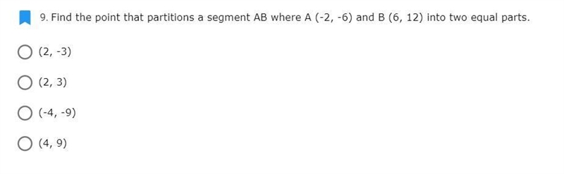 Find the point that partitions a segment AB where A (-2, -6) and B (6, 12) into two-example-1