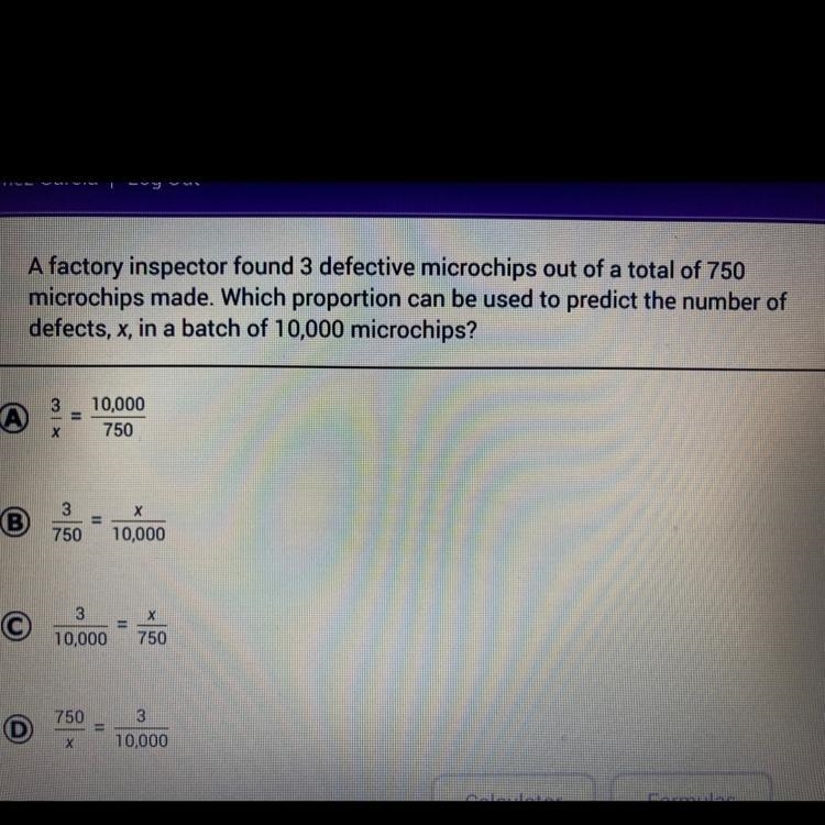 A factory inspector found 3 defective microchips out of a total of 750 microchips-example-1