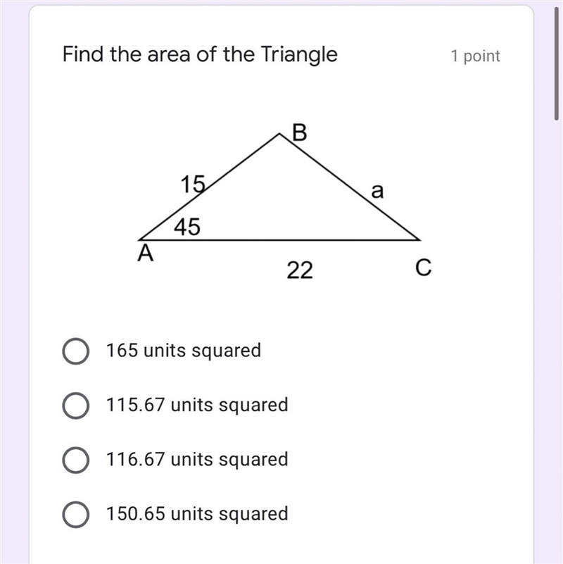 Find the area of the triangle-example-1