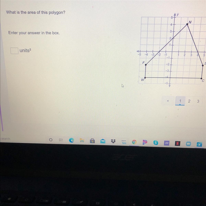 PLEASE HELP ASAP What is the area of this polygon?-example-1