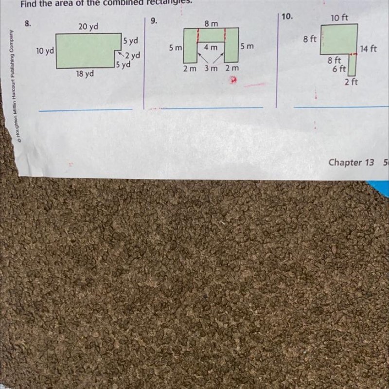 Find the area of the combined rectangles. Please help me-example-1