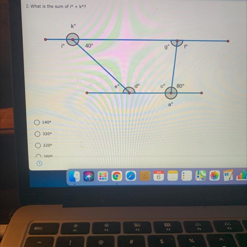 2. What is the sum of iº + kº?-example-1