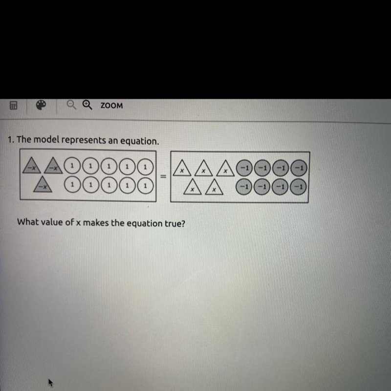 What value of x makes the equation true?-example-1