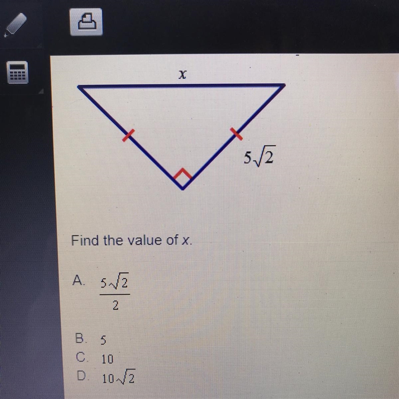 Find the value of x-example-1