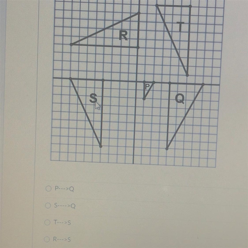 Which of the following transformations is an example of a non-rigid transformation-example-1