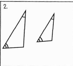 I need help solving this practice question. You have to state if the triangles are-example-1