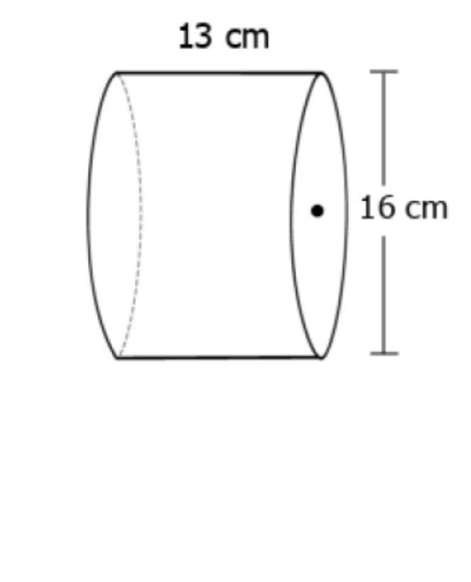 Find the volume and surface area of this cylinder-example-1