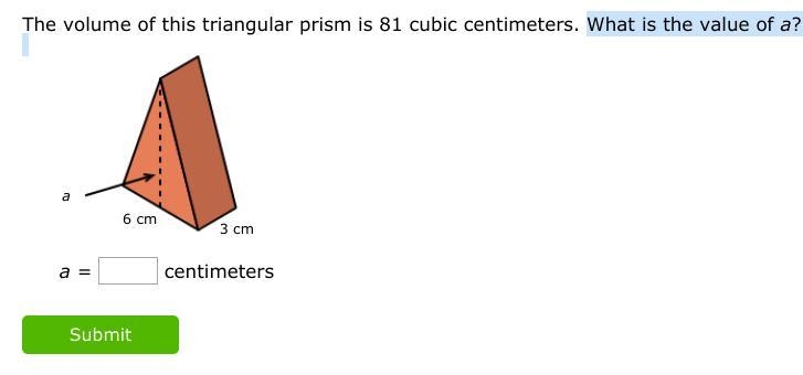 What is the value of A-example-1