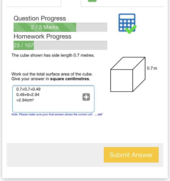 Does anyone know why I only got 2/3 marks, and can you explain how to get 3 marks-example-1