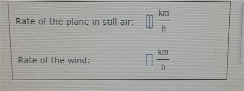 Please help me !!!! Flying against the wind , an airplane travels 3660 kilometers-example-1