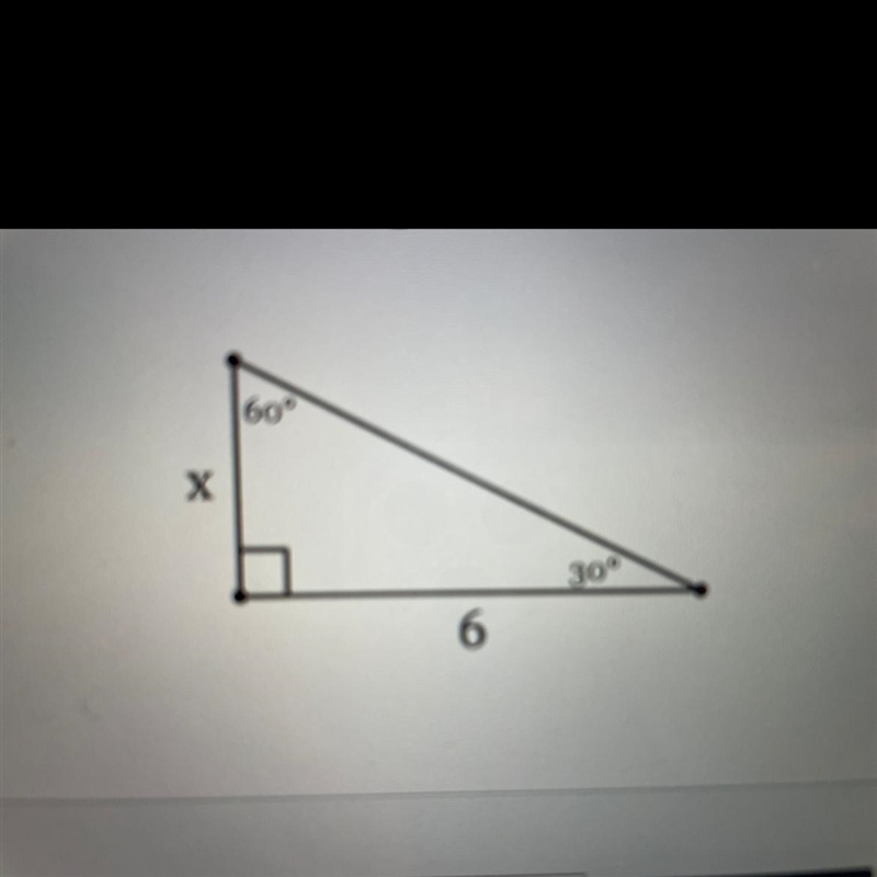 Find the length of side x in simplest radical form with a rational denominator. URGENT-example-1