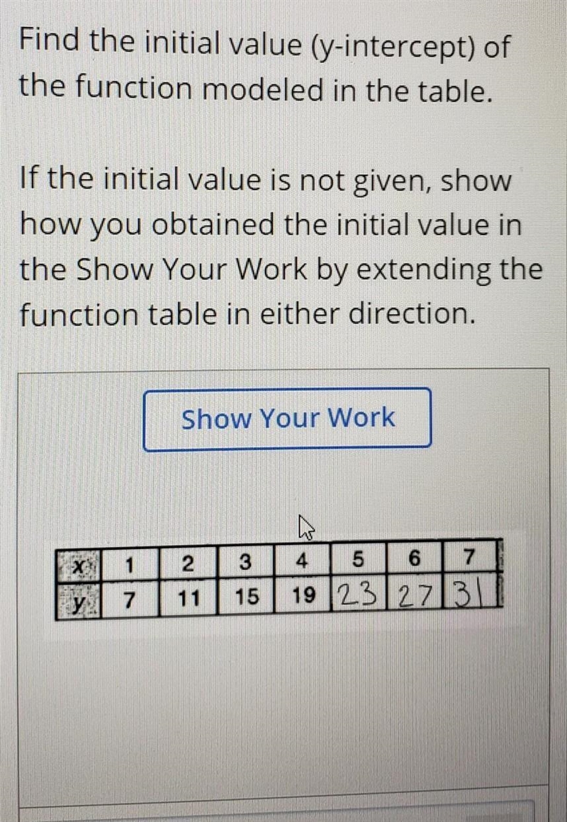 I need help finding the y intercept. ​-example-1