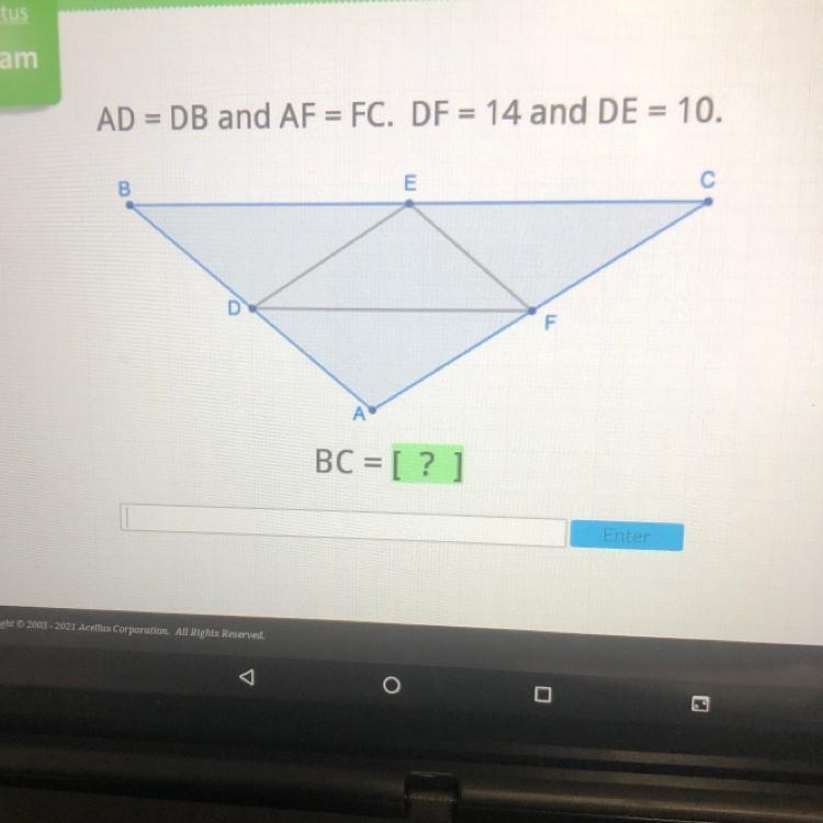 What does bc equal ?-example-1