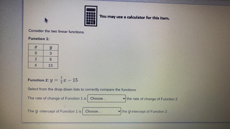 Can someone help me with this please?! the choose options for both are: less than-example-1