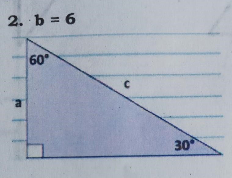 Using the triangle theorem solve this triangle.​-example-1