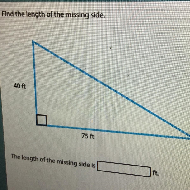 The length of the missing side is: ?m-example-1