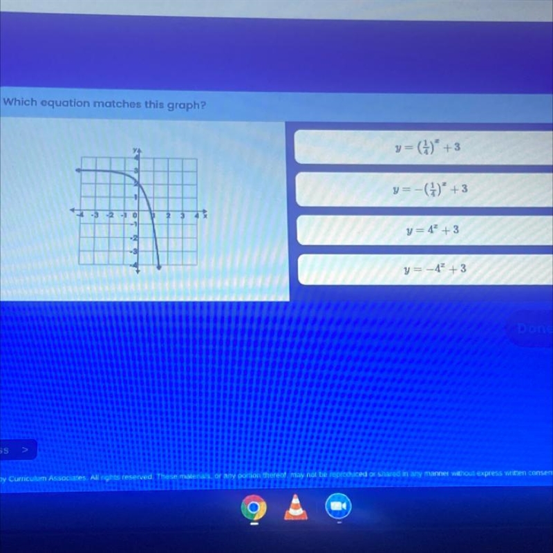 (NEED HELP ASAP) which equation matches this graph?-example-1