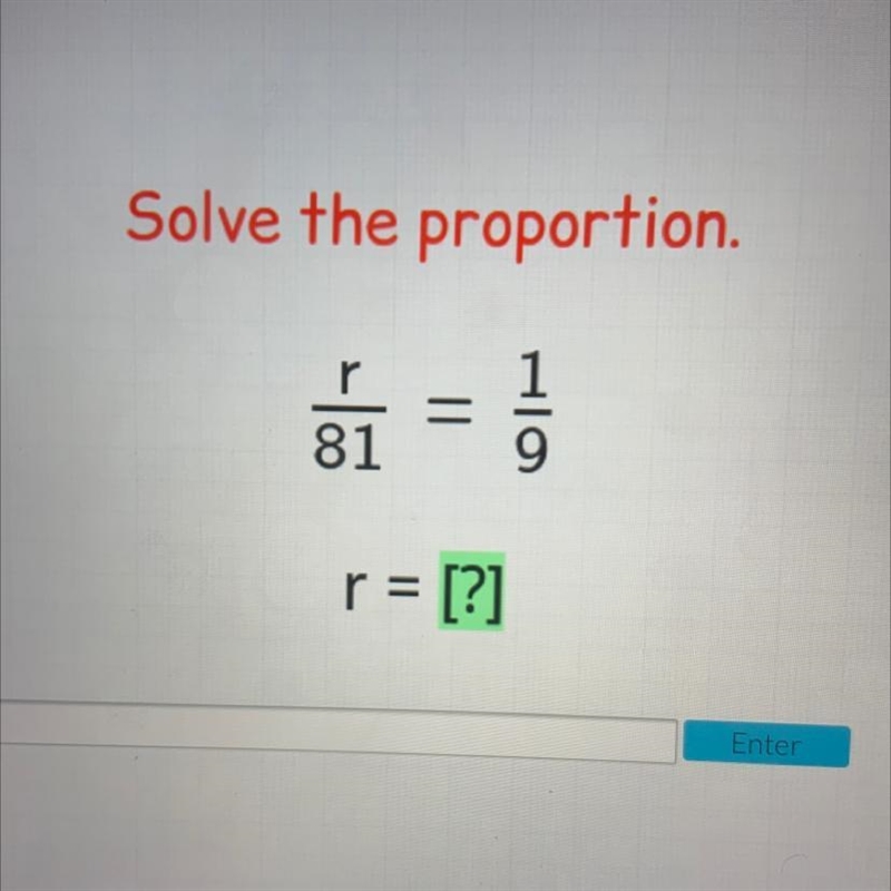 Solve the proportion.-example-1