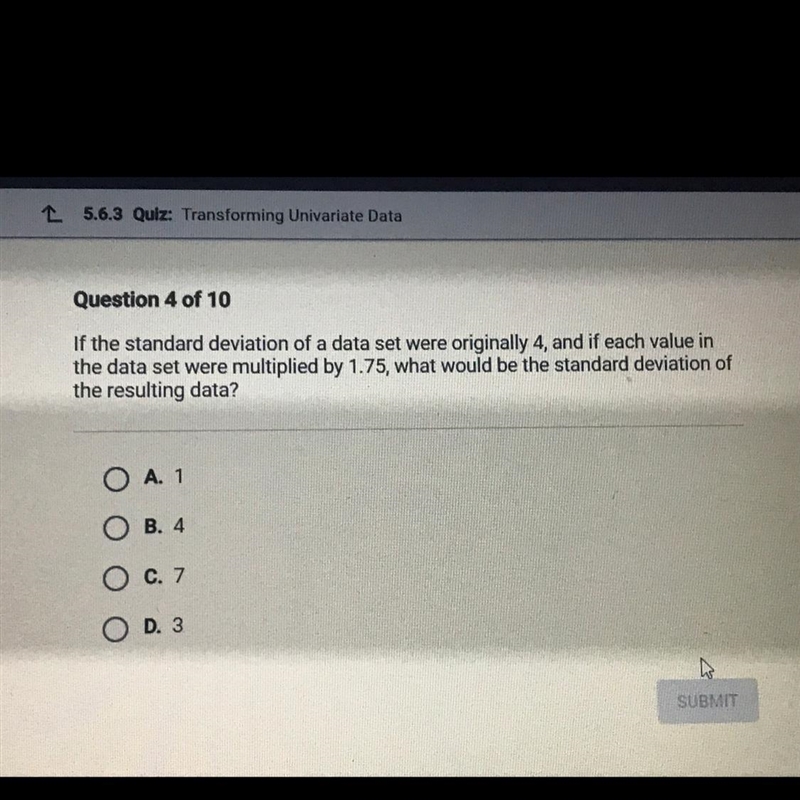 10 POINTS!! NO LINKS!! I WILL REPORT BUT HELP A GIRL OUT PLSSS If the standard deviation-example-1