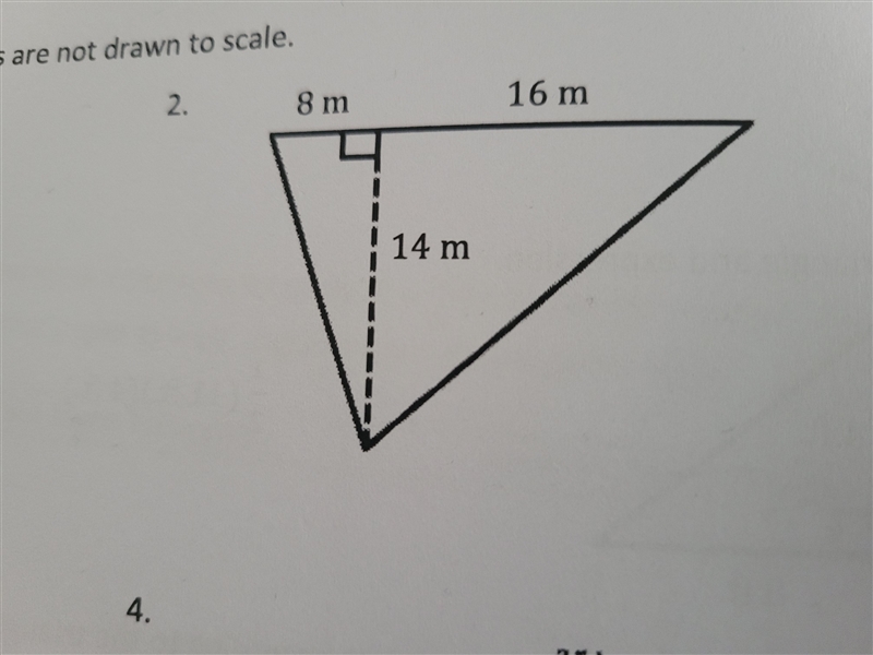 I need a expert I need the area of the square the smaller triangle and the bigger-example-1